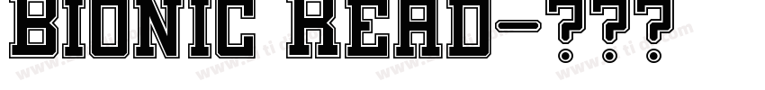 Bionic Read字体转换
